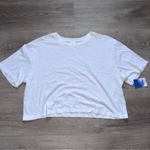 Abound White Crop Top